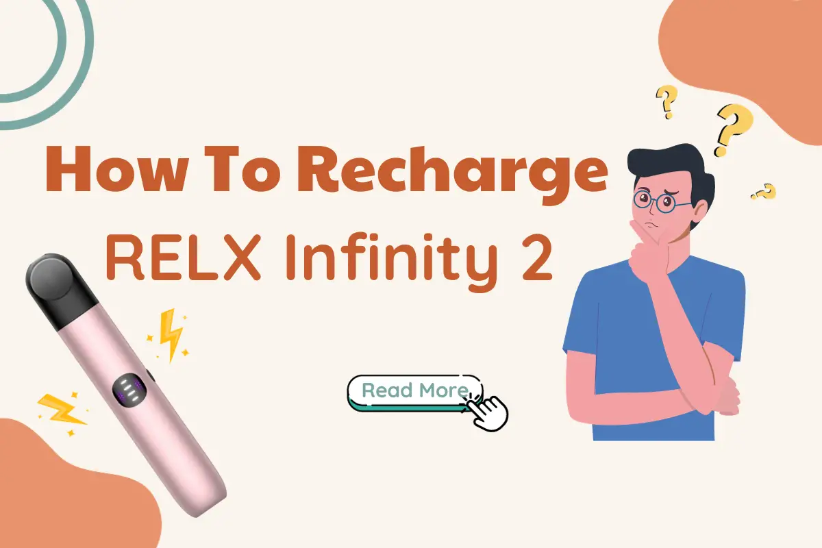 how to recharge RELX Infinity 2 vape