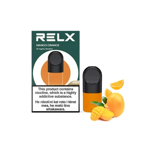 mango orange relx infinity pod