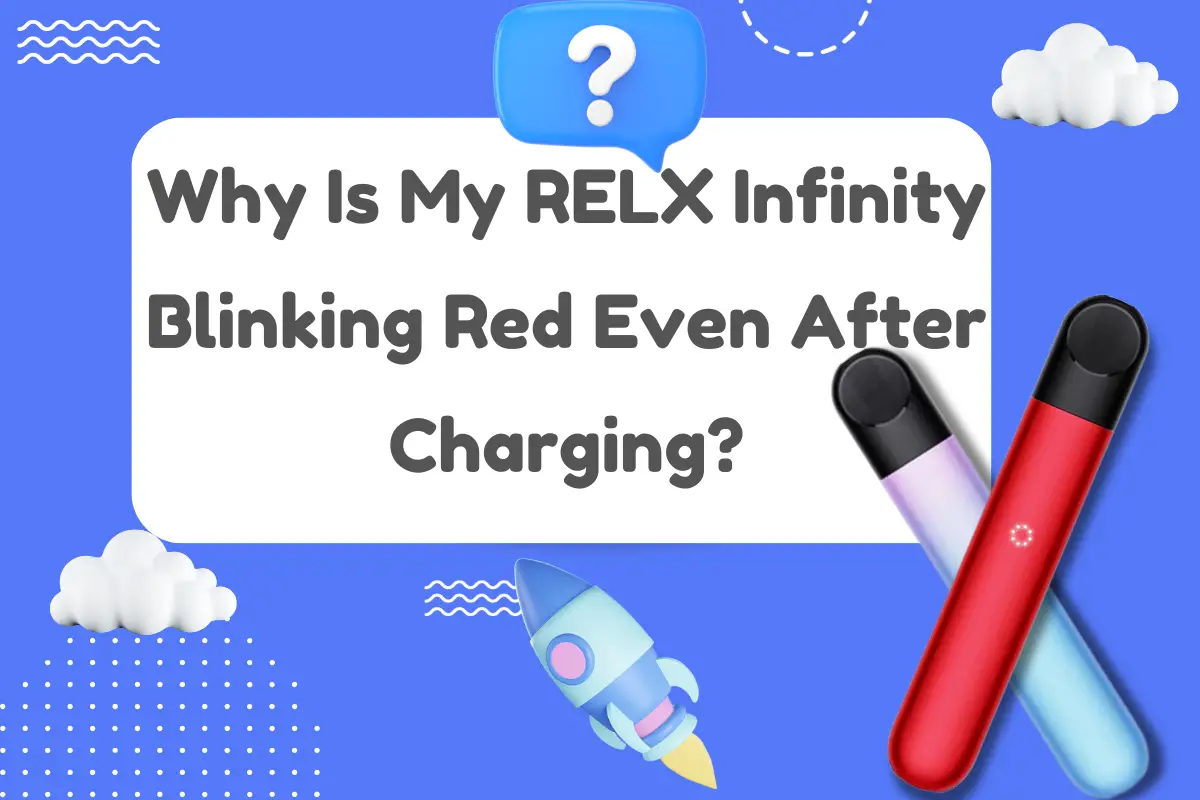 RELX Infinity blinking red