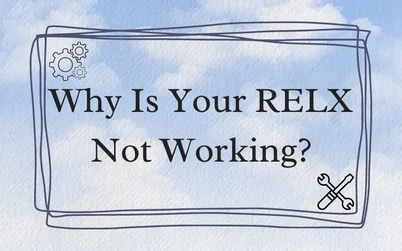 RELX User Guide: Why Is Your RELX Not Working?