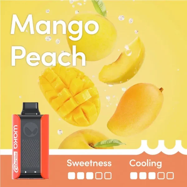Mango Peach RELX WAKA soPro PA10000 Puffs