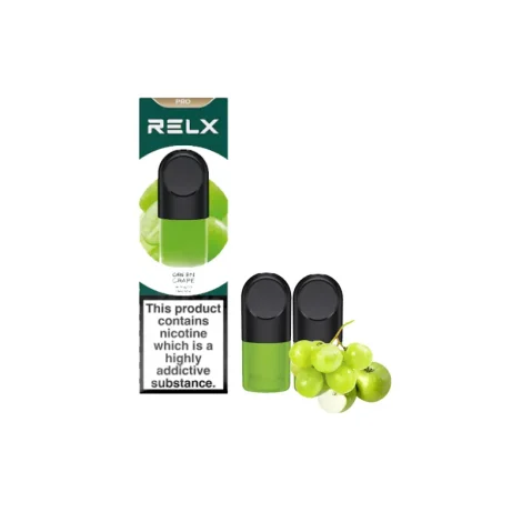 tangy green grape apple relx infinity pod 2 package